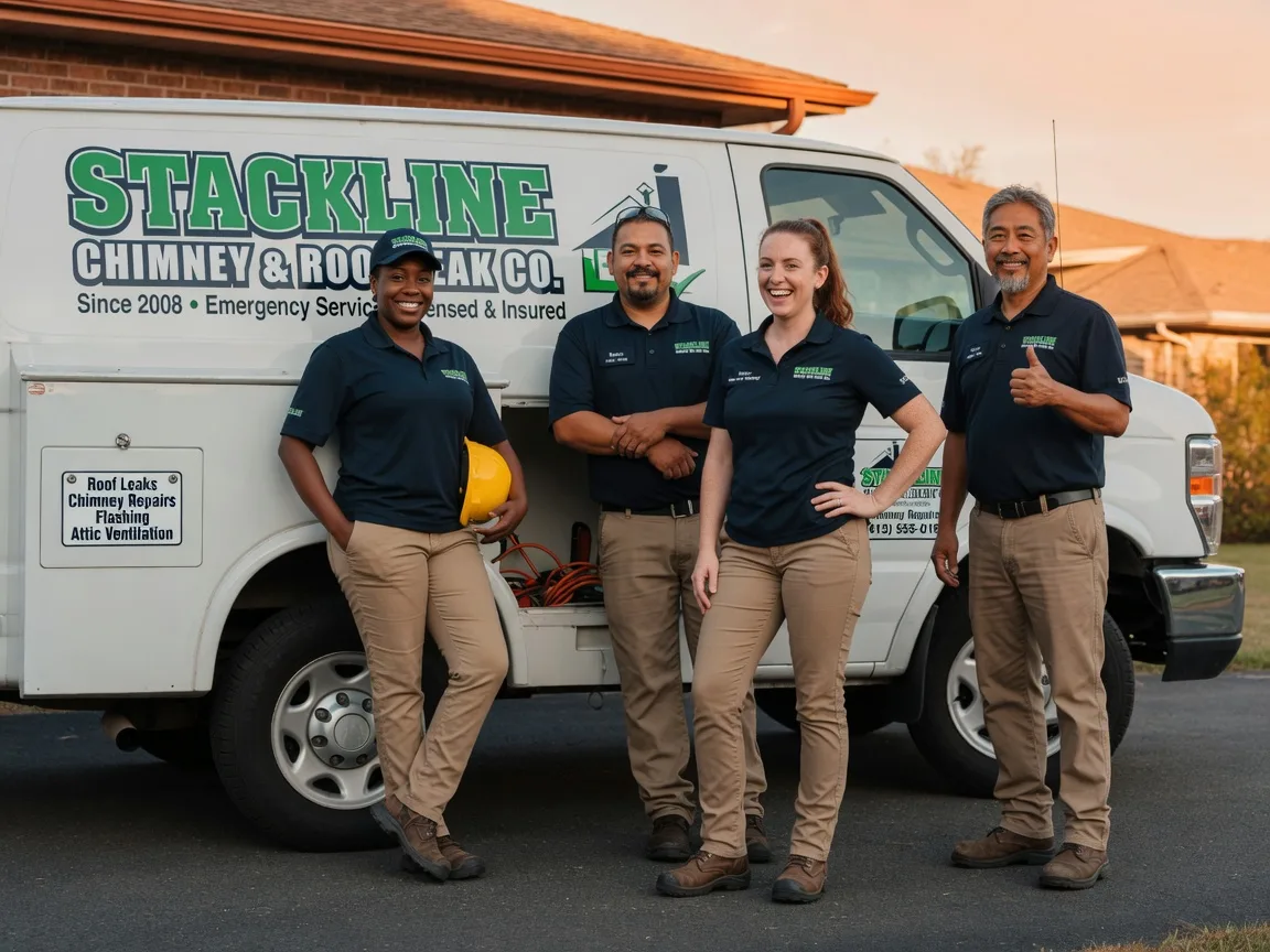 Chimney flashing repair company in Nevis, MN